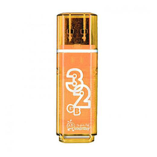 USB 32Gb Smart Buy Glossy series Orange