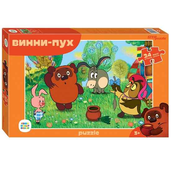 Пазл Step Puzzle maxi 24 "Винни Пух (new)" (С/м)