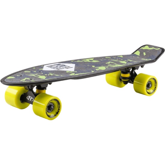 Скейтборд TECH TEAM Kiwi 22 black/green 1/4 TSL-401P