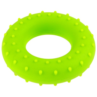 Эспандер кистевой, массажный 7 см, нагрузка 30 кг, зелёный