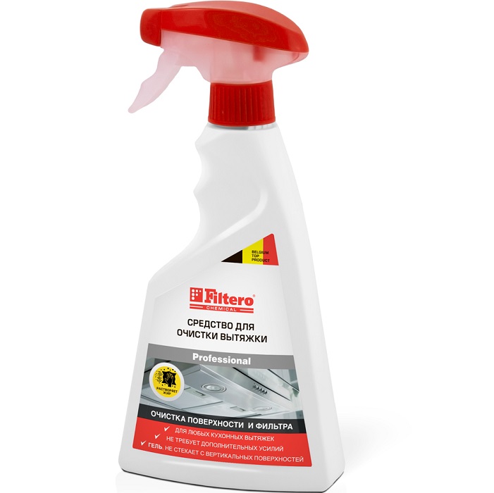 Средство для чистки вытяжек FILTERO, 500мл., Арт.514