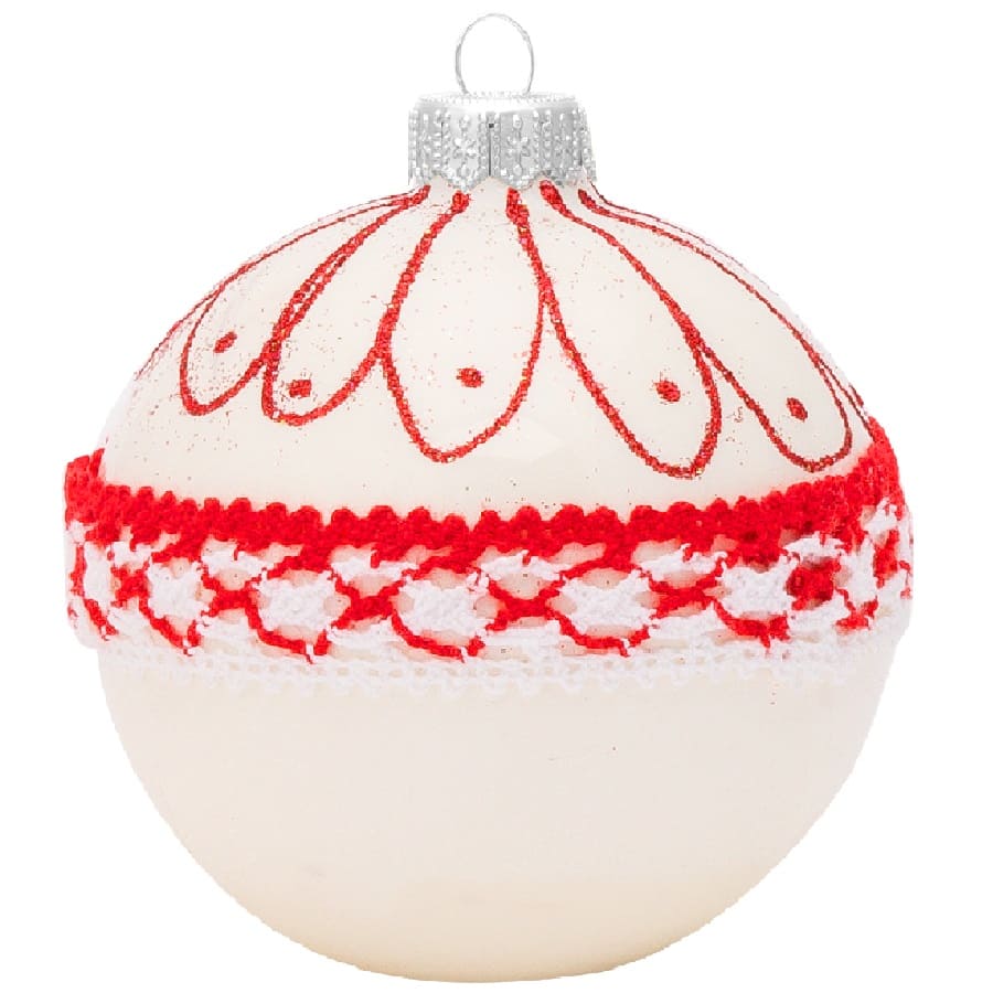 Шар "Плетение 3", 85мм, в подарочной упаковке КУ-85-204454