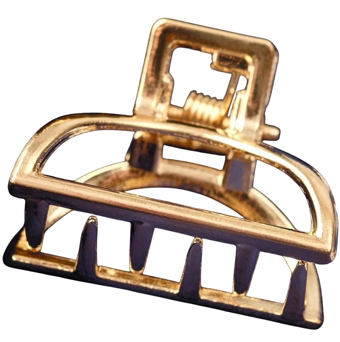 Крабик для волос «Маргарита», дуга, 2.5 см, золото 5396381