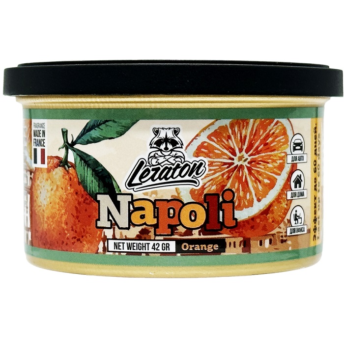 Ароматизатор LERATON Napoli Апельсин, банка