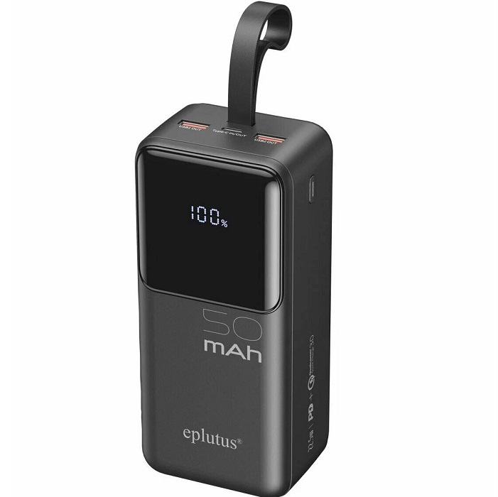Внешний АКБ EPLUTUS EB-500Q (50 000mAh) чёрный