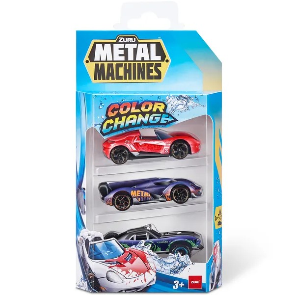 Машинка Zuru Metal Machines машинка меняющая цвет  МИКС