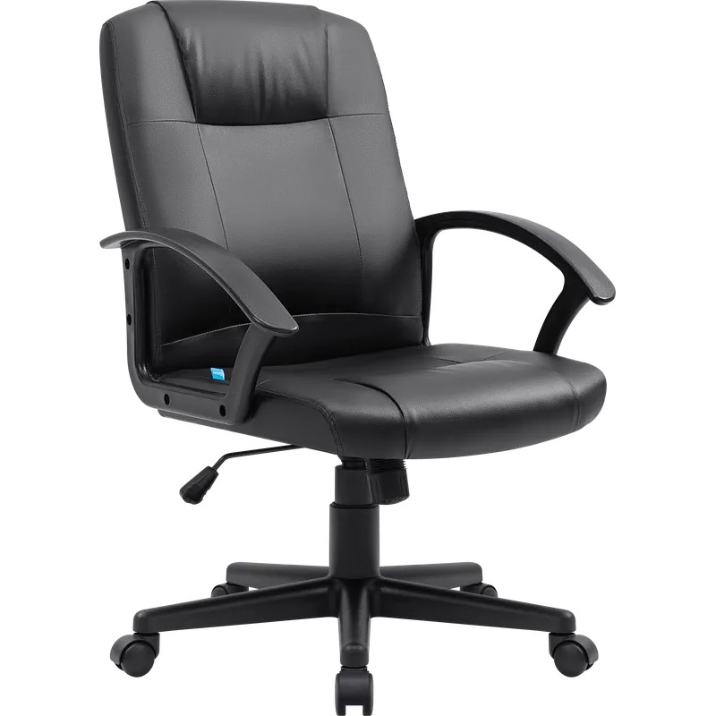 Кресло офисное DEFENDER Paris черный,PU,3класс