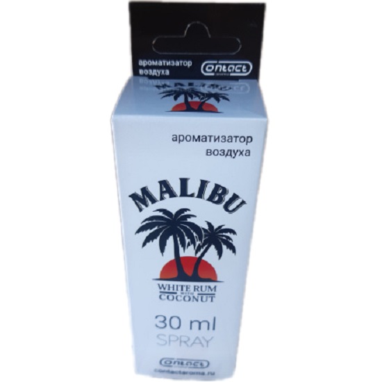 Ароматизатор CONTEX CLASSIK Malibu, спрей + сухой 30мл