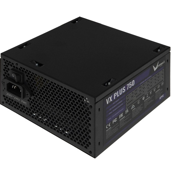 Блок питания 750W Formula VX PLUS 750, 120мм, черный (аналог Aerocool VX Plus 750)