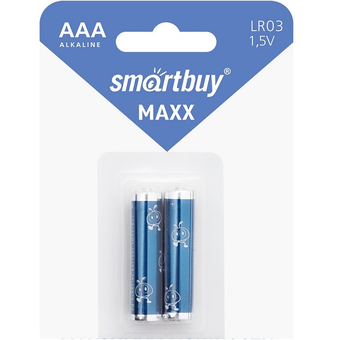 Элемент питания SMARTBUY LR03 MAXX BL-2 (24/240) (SBBM-3A02B)