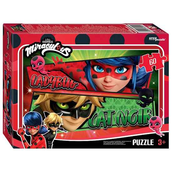 Пазл Step Puzzle 60 "Леди Баг и Супер-Кот" (ZAGTOON – METHOD)