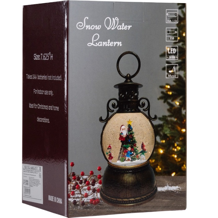 Фигура светодиодная «Щелкунчик», 20×10.5 см, музыка, батарейки ААх3 (не в комплекте), USB, свечение тёплое белое