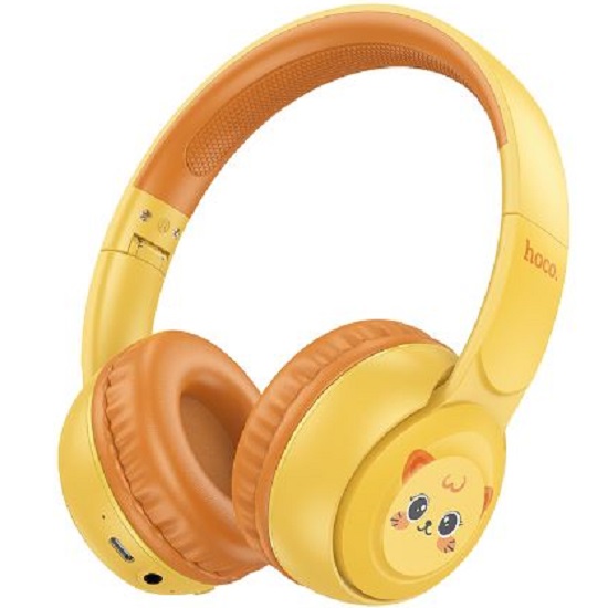 Наушники HOCO W60 Rhyme, жёлтый