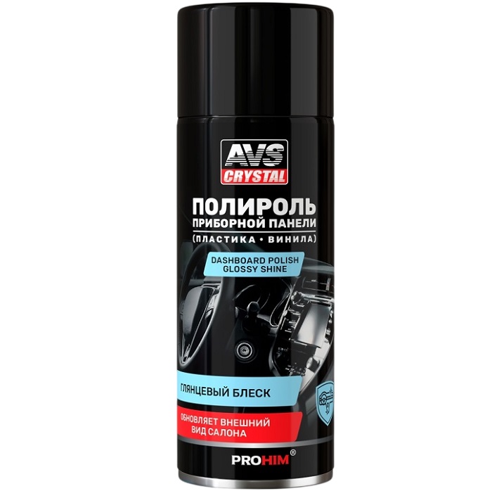 Полироль панели AVS AVK-846 "Карамель" глянцевый (аэрозоль) 520мл