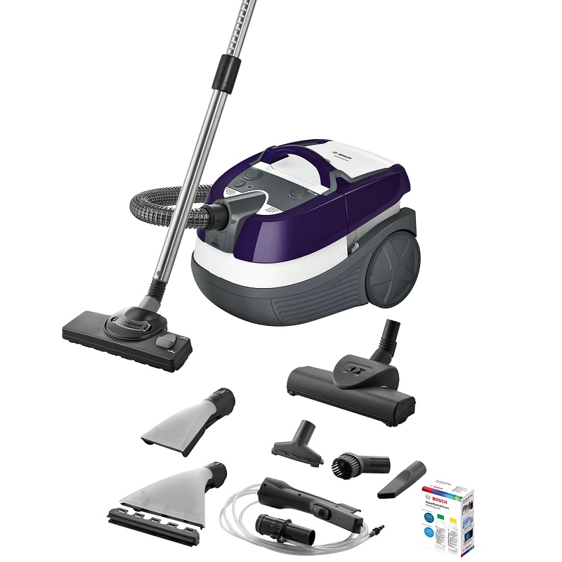 Пылесос моющий Bosch BWD41740 1700Вт, фиолетовый