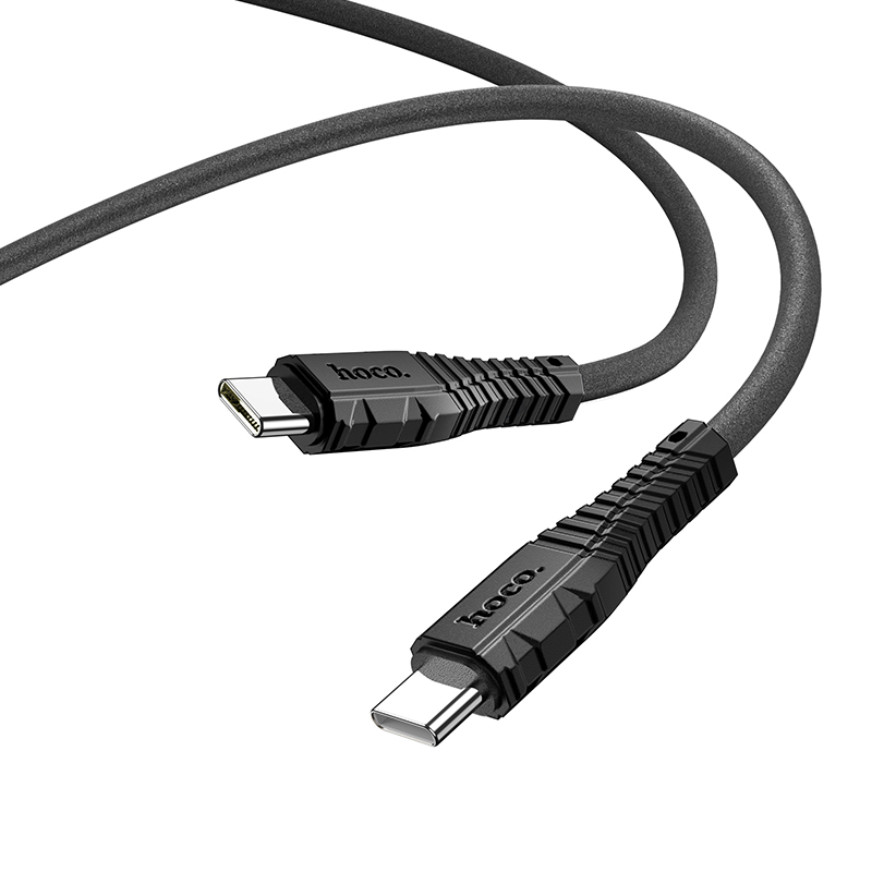 Кабель Type-C <--> Type-C  1.0м HOCO X67 Nano, чёрный