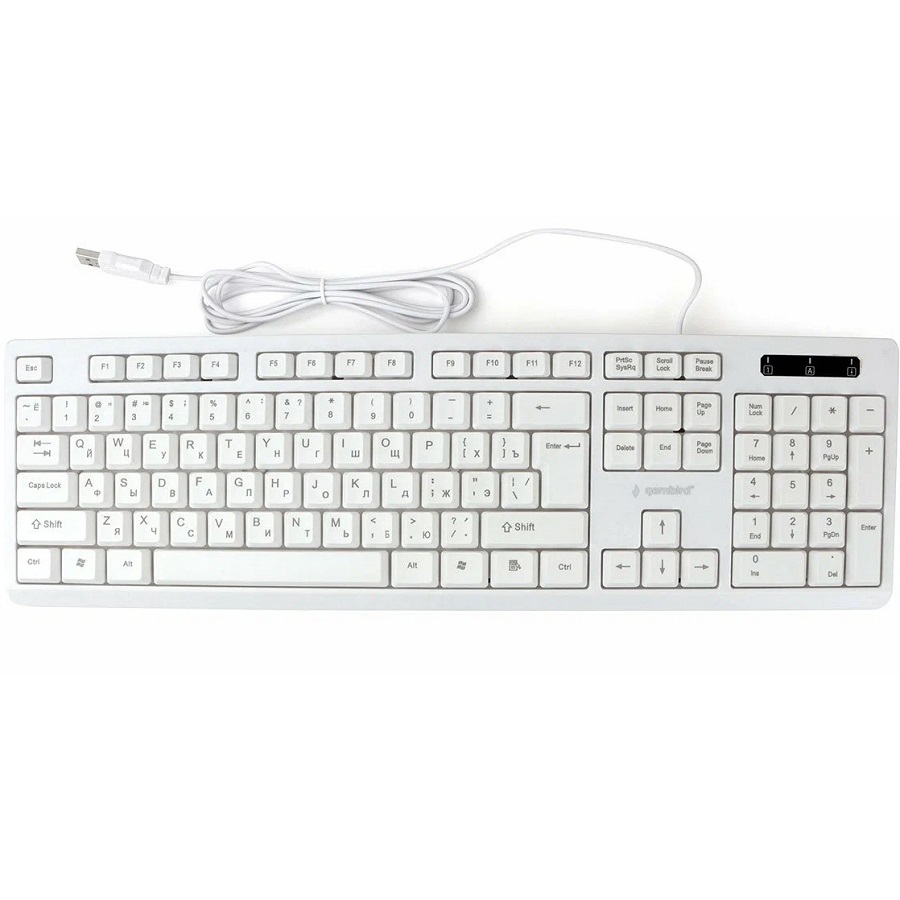 Клавиатура GEMBIRD KB-8355U, белый