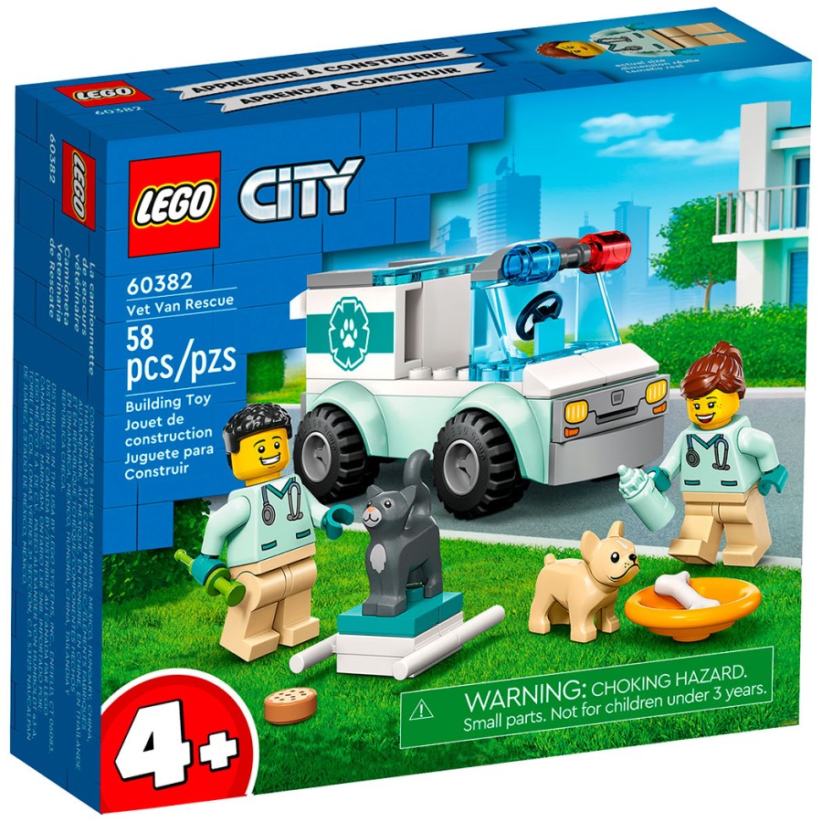 Конструктор LEGO City 60382 Спасатели-ветеринары