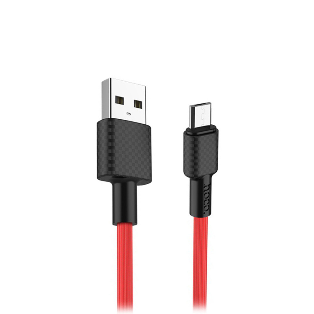 Кабель USB <--> microUSB  1.0м HOCO X29 Superior 2.0A красный