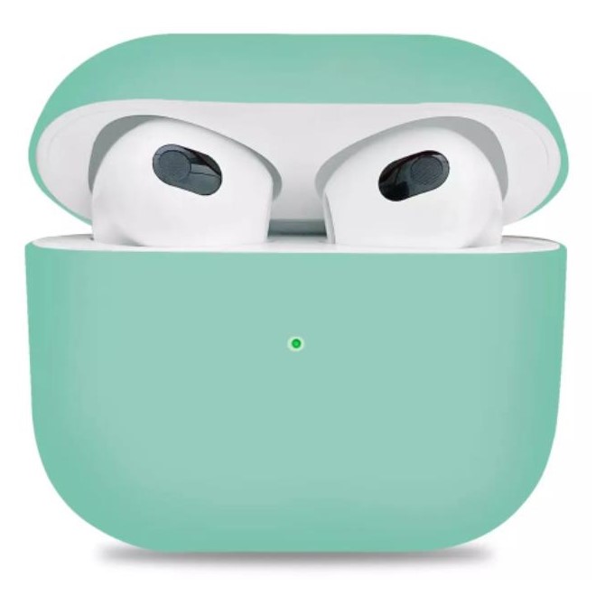 Силиконовый чехол TEXN для Airpods 3 мятный