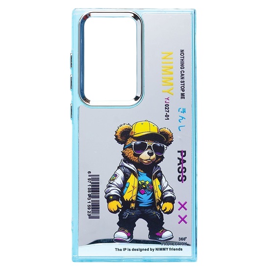 Задняя накладка PC092 для Samsung Galaxy S24 Ultra (мишка) (transparent)