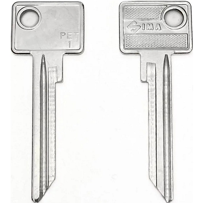 Заготовка ключа PET-1_PTZ1R_PEK1L_PTR1S_x_X36 KHP