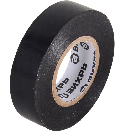 Изолента ВИХРЬ 20m*19mm) чёрная 73/3/3/3