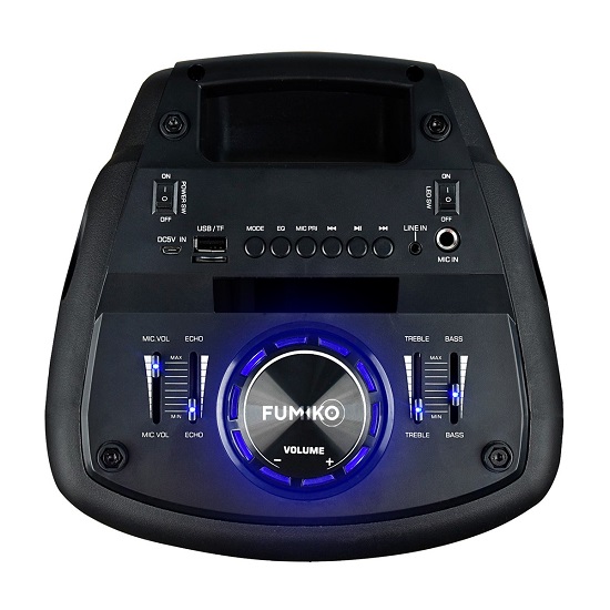 Колонка портативная FUMIKO HUSTLE черная