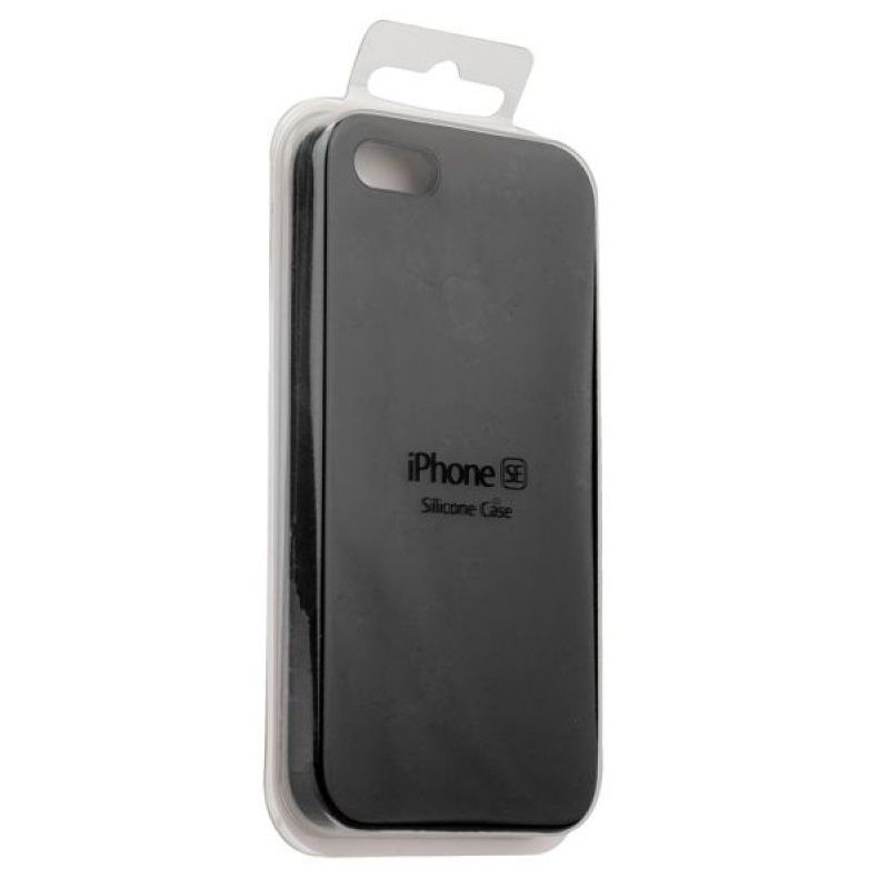 Задняя накладка ZIBELINO Soft Case для iPhone 5/SE (черный)