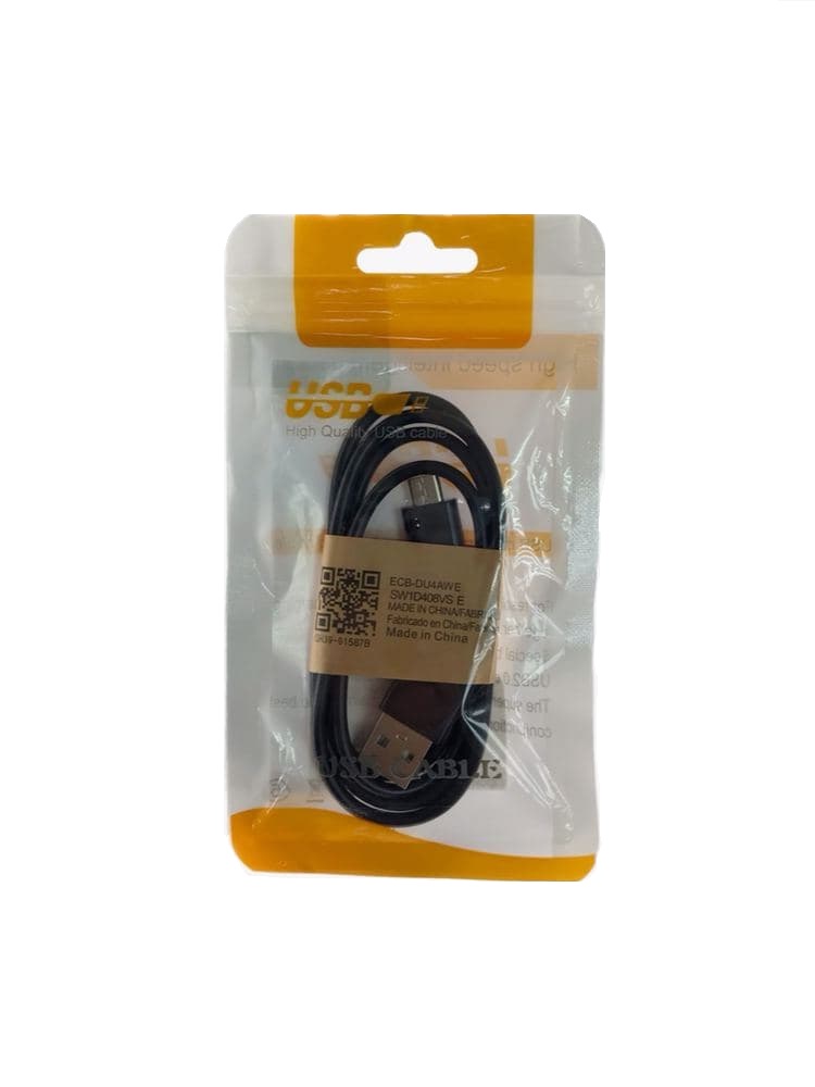 Кабель USB <--> microUSB  0.8м MS01 в пакете