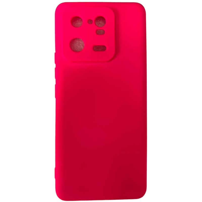 Задняя накладка SILICONE COVER для Xiaomi 13 Pro 5G №10 Фуксия