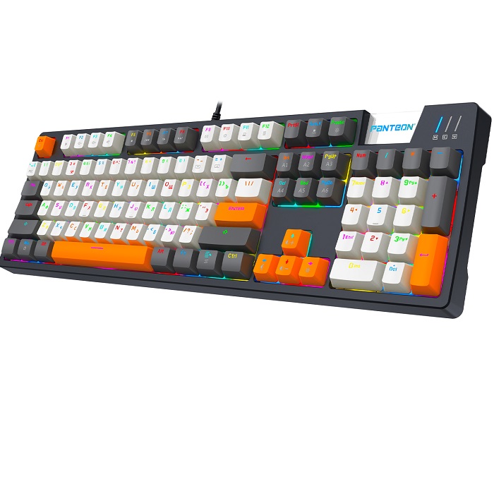 Клавиатура PANTEON T24 PRO RS HL Black-Ivory-Dark Grey (224)