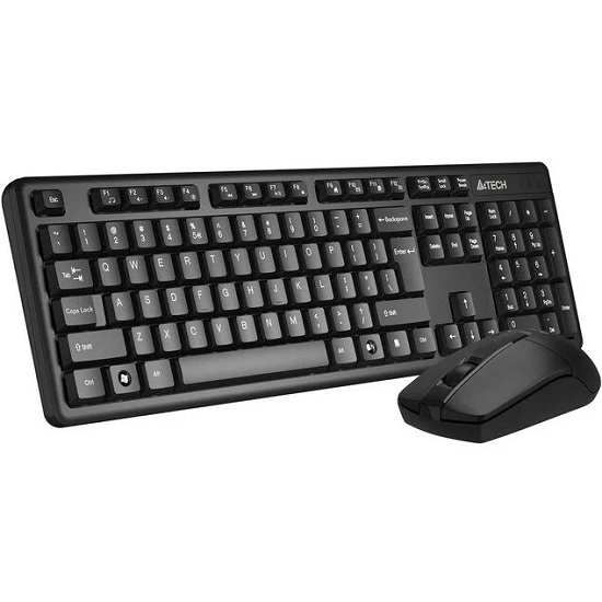 Клавиатура+мышь БП A4TECH 3330N черный