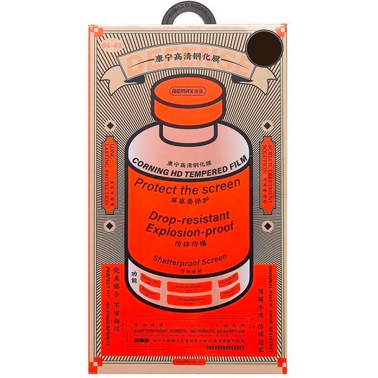 Противоударное стекло REMAX для iPhone 15 Pro Max GL-83, черное