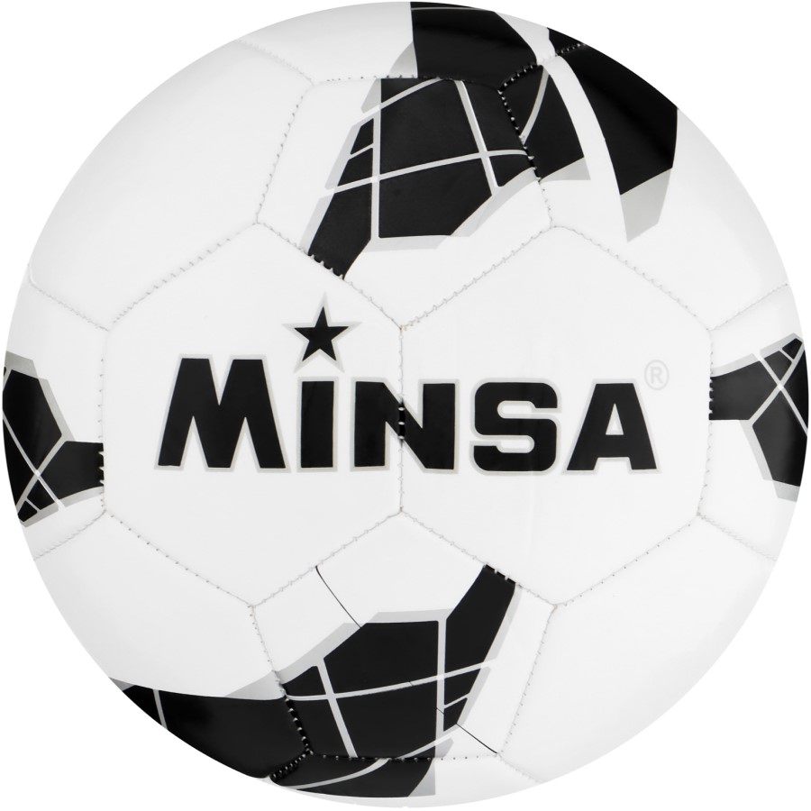 Мяч футбольный MINSA, PU, машинная сшивка, 32 панели, р. 5