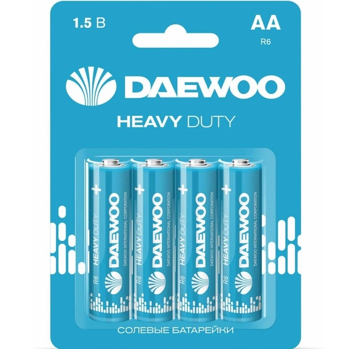 Элемент питания DAEWOO R06 Heavy Duty BL-4 (4/60/960)