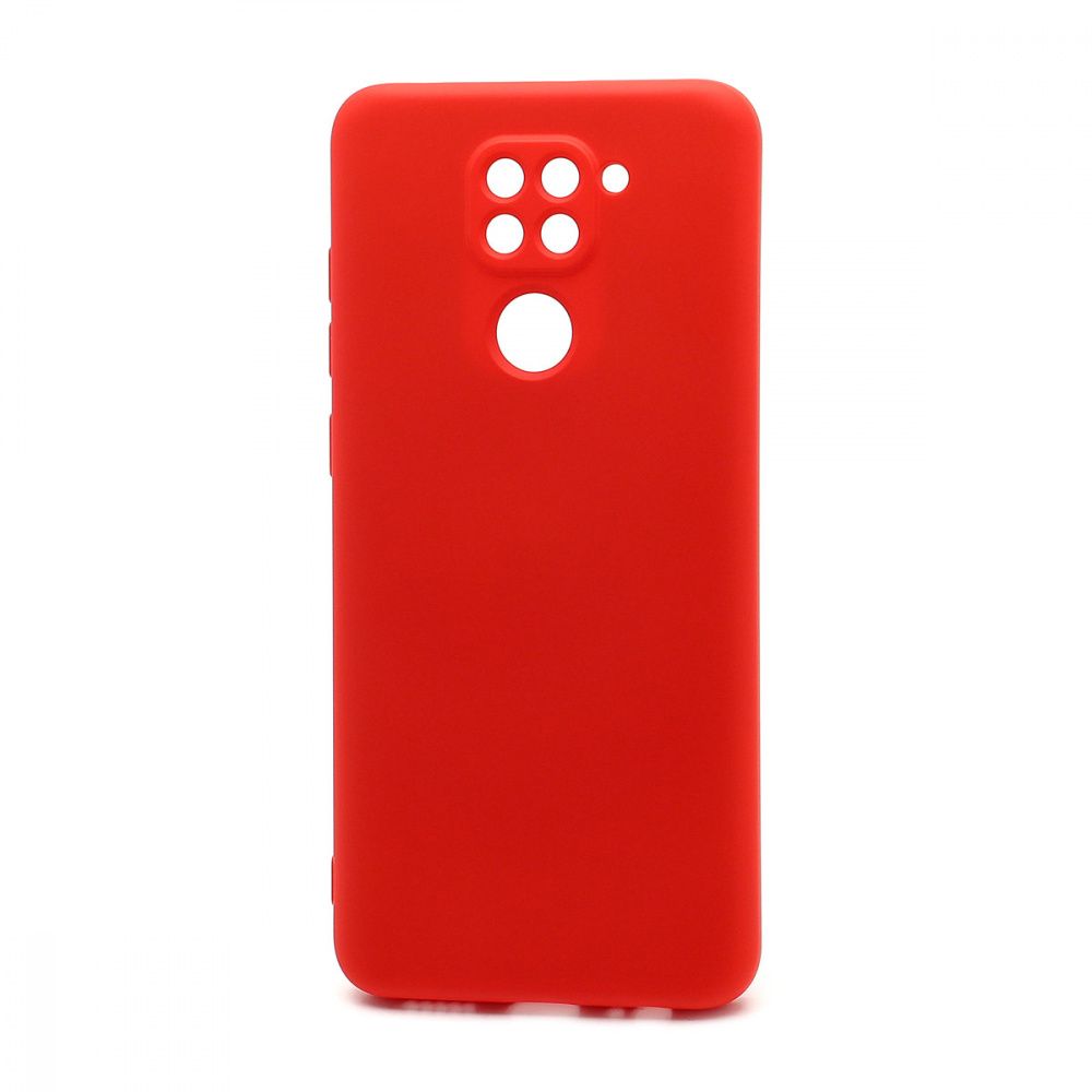 Силиконовый чехол SILICONE CASE New ERA для Xiaomi Redmi Note 9 красный