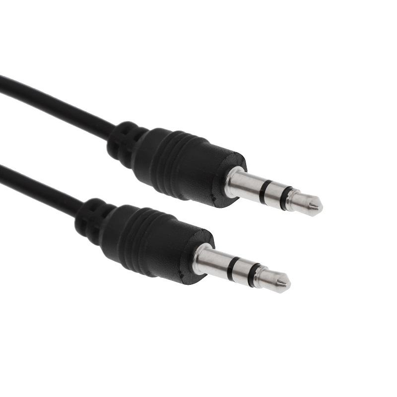 Кабель Jack 3.5 <--> Jack 3.5  1.0м NONAME красный, угловой, на пружине (без упаковки)