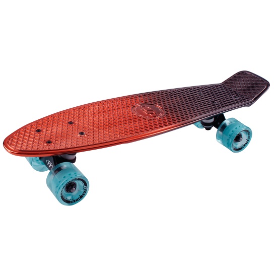 Скейтборд TECH TEAM Metallic 22 red 1/4