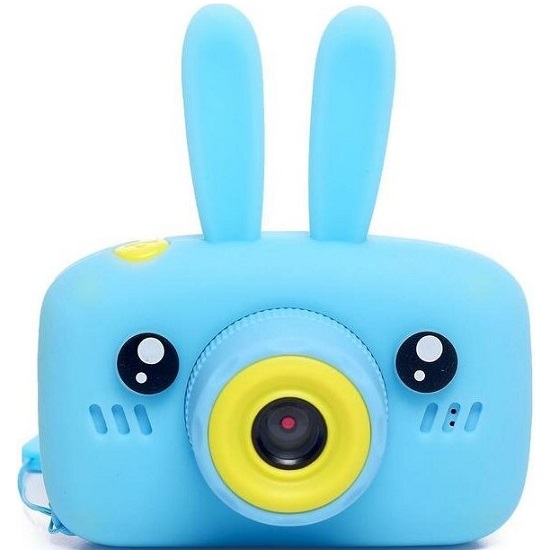 Фотоаппарат детский Зайчик , цвета голубой (Уценка)