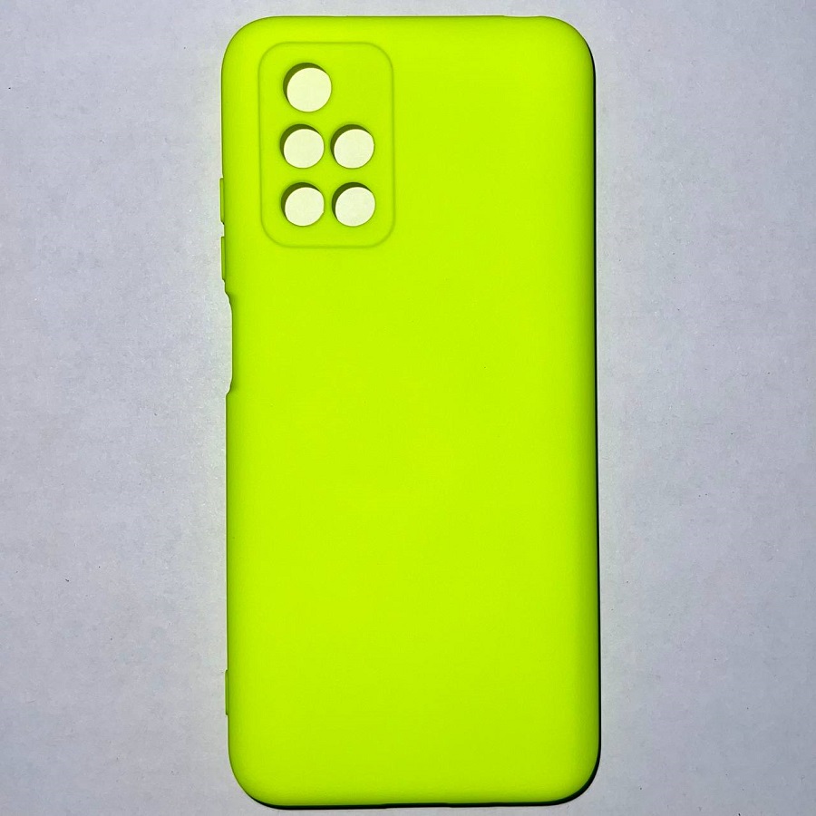 Силиконовый чехол NANO для Xiaomi Redmi 10 салатовый