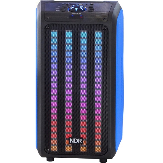 Колонка портативная NDR-Q69, Bluetooth, 40Вт, пульт, микрофон, черная (Витрина)