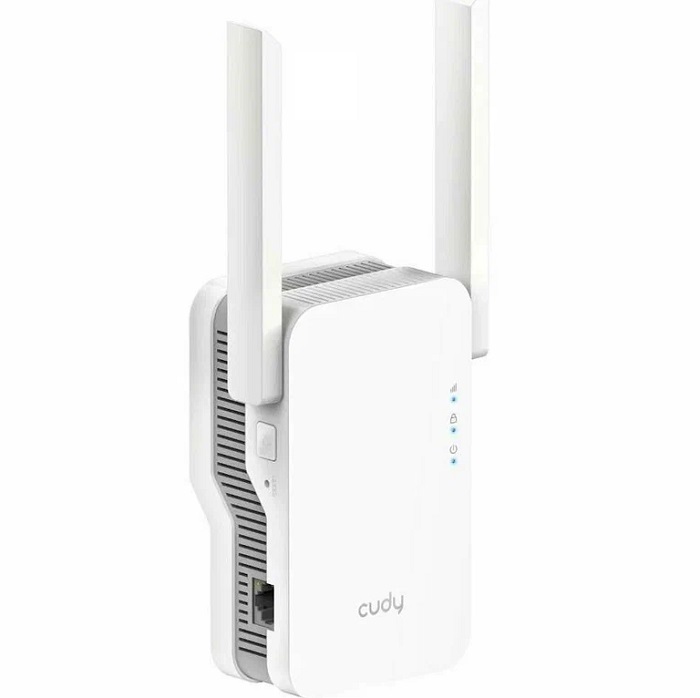 Повторитель WiFi CUDY RE1800 AX1800 10/100/1000BASE-TX/Wi-Fi белый