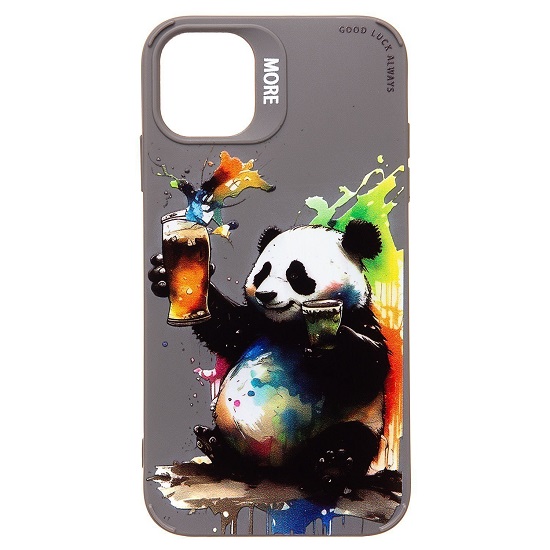 Задняя накладка SC335 для iPhone 11 (панда) (grey) (227088)