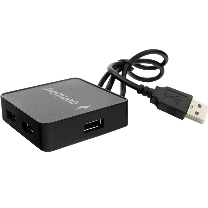 USB-Хаб GEMBIRD UHB-242, 4USB, черный
