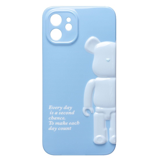 Задняя накладка SC332 для iPhone 12 (light blue)