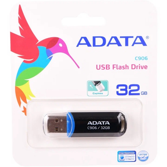 USB 32Gb A-Data C906 Black