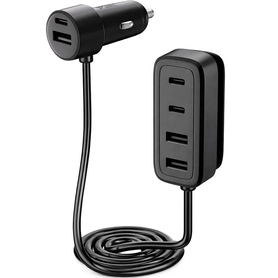 Авто ЗУ 3У 3USB/3Type-C TTEC 2CKP06S черный