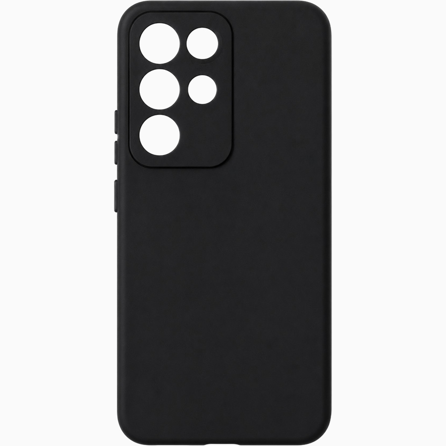 Задняя накладка ZIBELINO Soft Matte для Realme C85 Pro 4G (черный) с микрофиброй