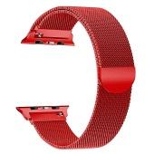 Металлический ремешoк для Apple Watch 42мм красный